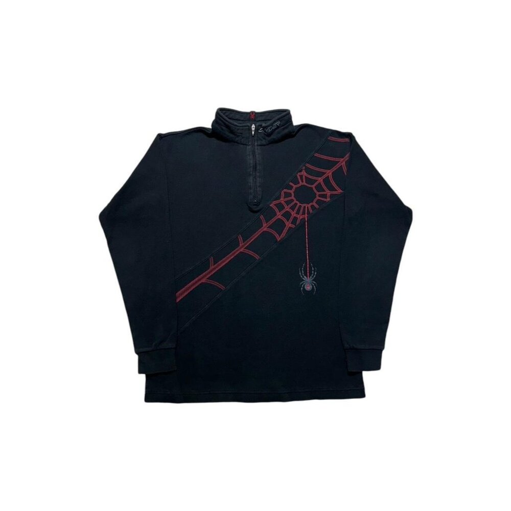 Y2K Spyder Spider Web Sweater